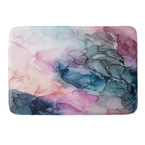 Elizabeth Karlson Heavenly Pastels Abstract 1 Memory Foam Bath Mat