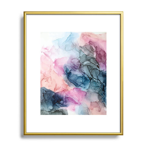 Elizabeth Karlson Heavenly Pastels Abstract 1 Metal Framed Art Print