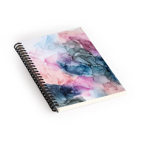 Elizabeth Karlson Heavenly Pastels Abstract 1 Spiral Notebook