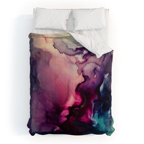 Elizabeth Karlson Mission Fusion Abstract Comforter