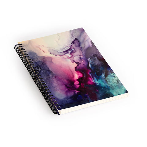 Elizabeth Karlson Mission Fusion Abstract Spiral Notebook