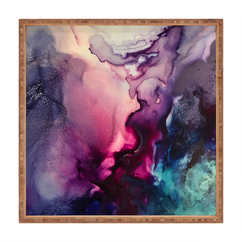 Elizabeth Karlson Mission Fusion Abstract Square Tray