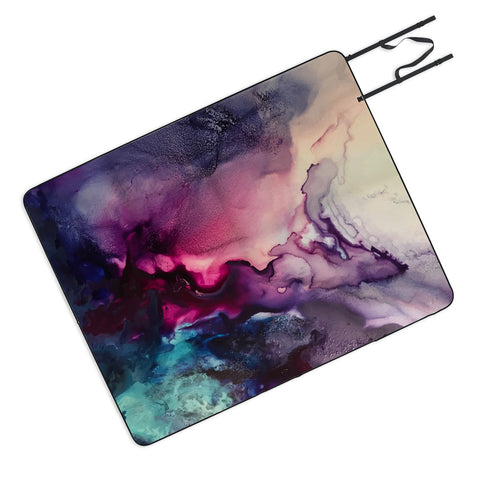 Elizabeth Karlson Mission Fusion Abstract Picnic Blanket
