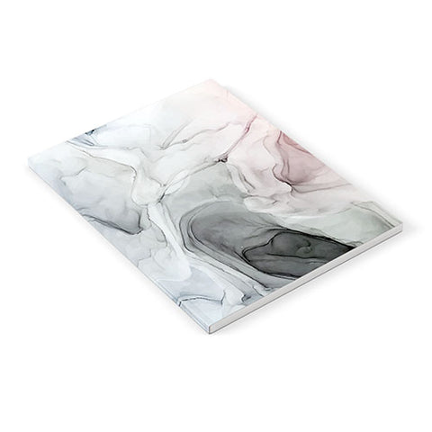 Elizabeth Karlson Pastel Blush Gray and Blue Notebook