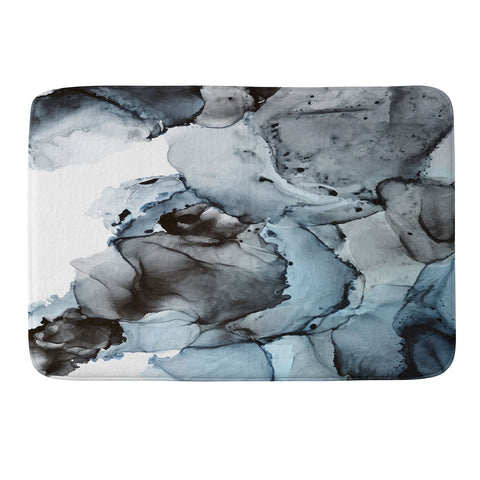 Elizabeth Karlson Smoke Show Abstract Memory Foam Bath Mat