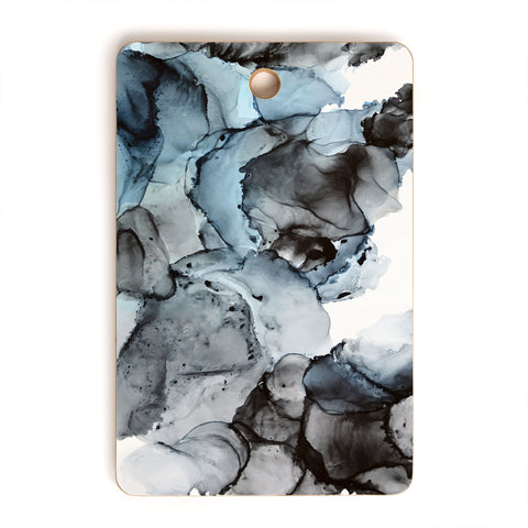 Elizabeth Karlson Smoke Show Abstract Cutting Board Rectangle