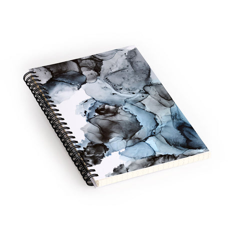 Elizabeth Karlson Smoke Show Abstract Spiral Notebook