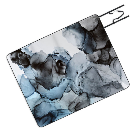 Elizabeth Karlson Smoke Show Abstract Picnic Blanket
