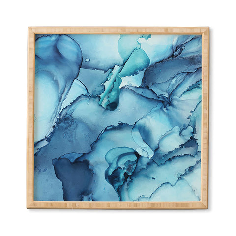 Elizabeth Karlson The Blue Abyss Abstract Framed Wall Art
