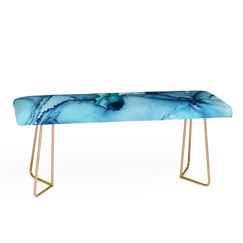 Elizabeth Karlson The Blue Abyss Abstract Bench