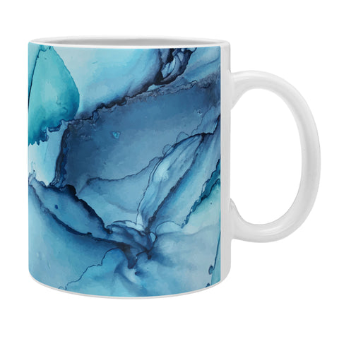 Elizabeth Karlson The Blue Abyss Abstract Coffee Mug