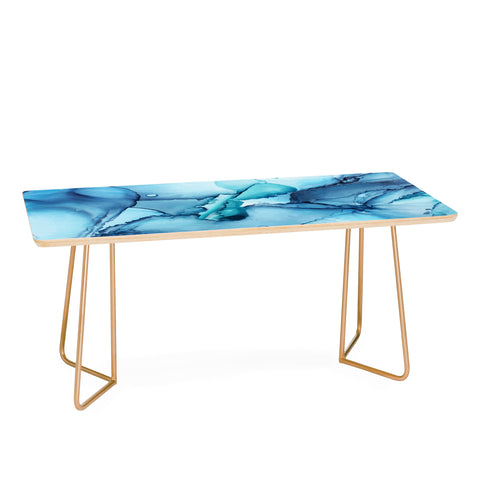 Elizabeth Karlson The Blue Abyss Abstract Coffee Table