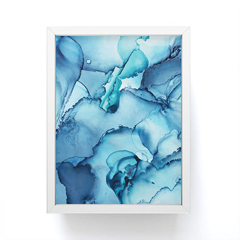 Elizabeth Karlson The Blue Abyss Abstract Framed Mini Art Print