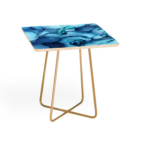 Elizabeth Karlson The Blue Abyss Abstract Side Table