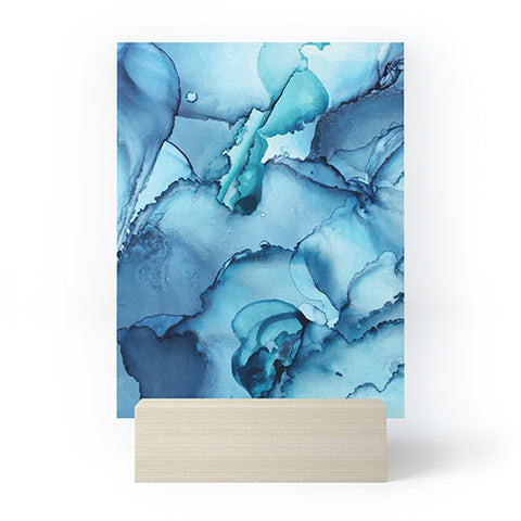 Elizabeth Karlson The Blue Abyss Abstract Mini Art Print