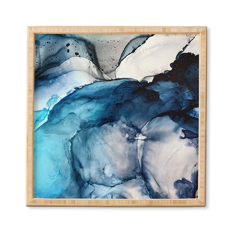 Elizabeth Karlson White Sand Blue Sea Framed Wall Art