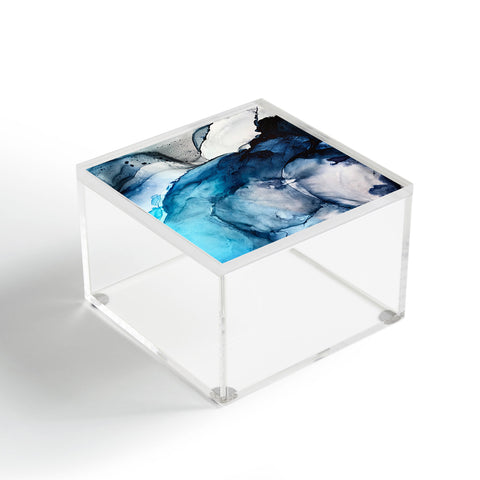 Elizabeth Karlson White Sand Blue Sea Acrylic Box
