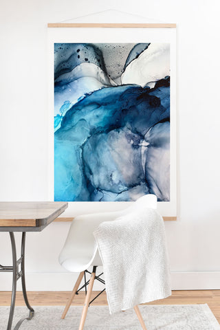 Elizabeth Karlson White Sand Blue Sea Art Print And Hanger