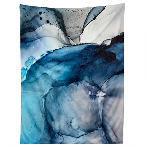 Elizabeth Karlson White Sand Blue Sea Tapestry