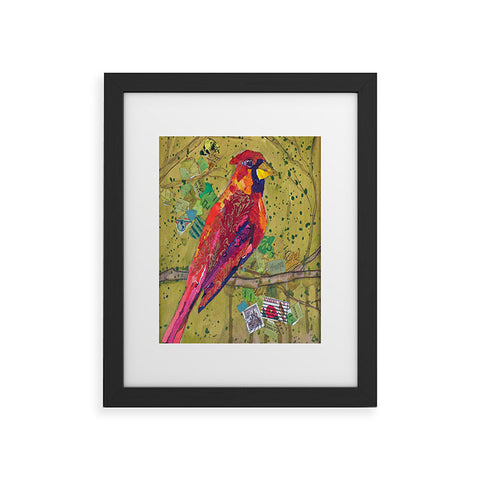 Elizabeth St Hilaire Alabama Cardinal Framed Art Print