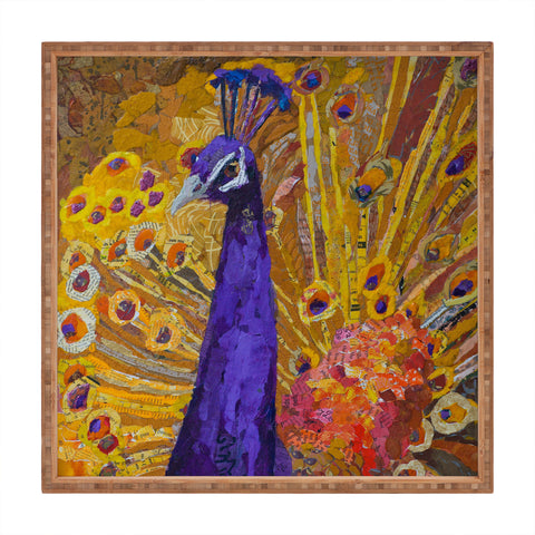 Elizabeth St Hilaire Bird Of A Different Feather Square Tray