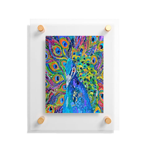 Elizabeth St Hilaire Cacophony Of Color Floating Acrylic Print