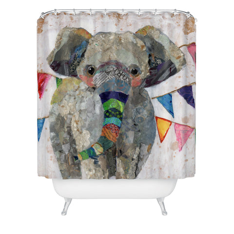 Elizabeth St Hilaire Circus Elephant 2 Shower Curtain