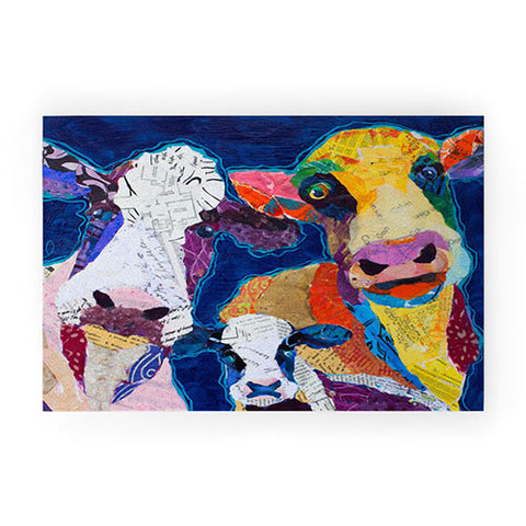 Elizabeth St Hilaire Cow Family Welcome Mat