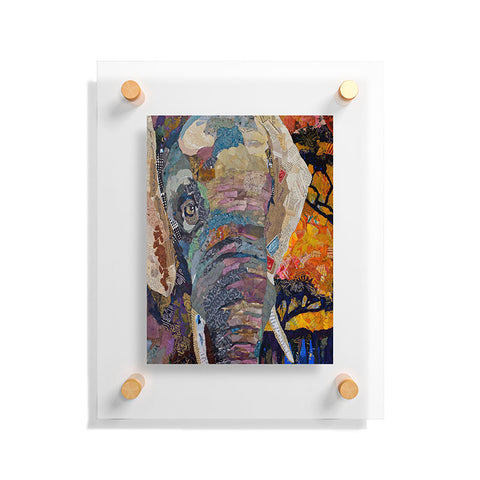 Elizabeth St Hilaire Elephant Floating Acrylic Print
