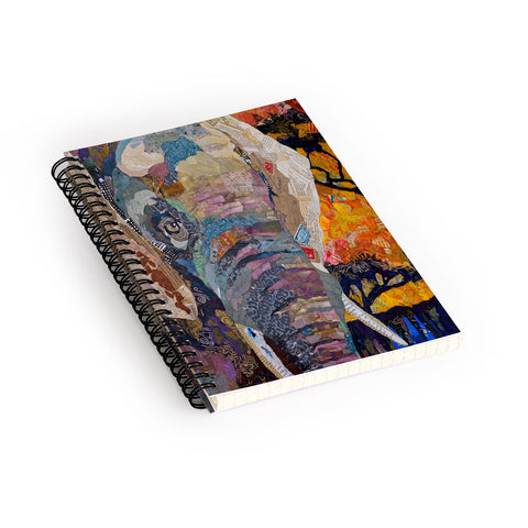 Elizabeth St Hilaire Elephant Spiral Notebook
