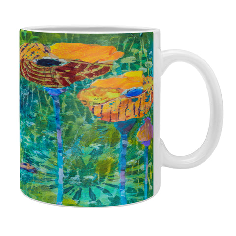 Elizabeth St Hilaire Finch With Poppies Coffee Mug
