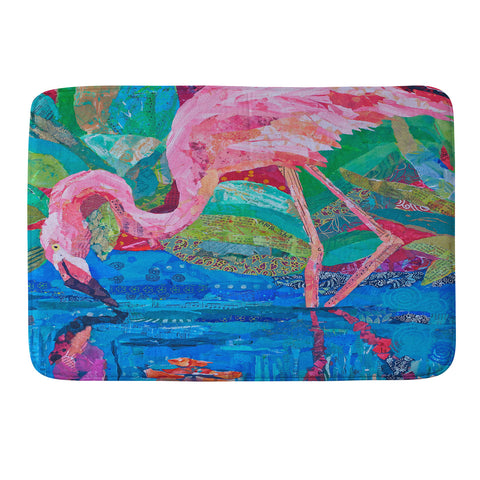 Elizabeth St Hilaire Flamingo 2 Memory Foam Bath Mat