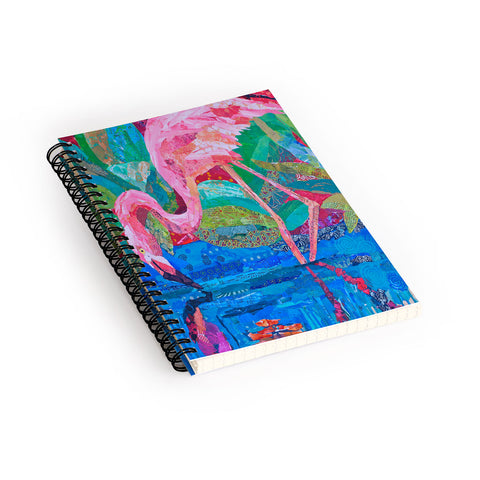 Elizabeth St Hilaire Flamingo 2 Spiral Notebook
