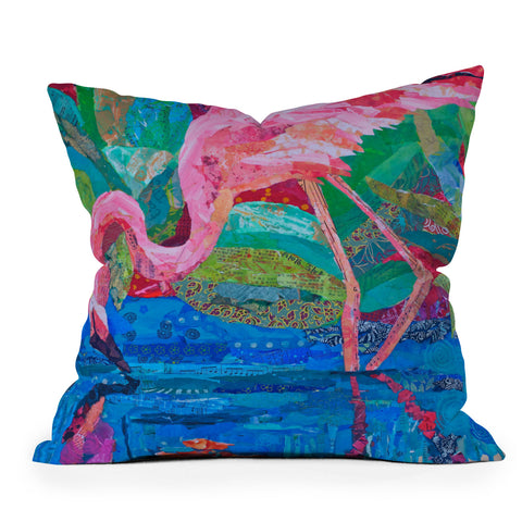 Elizabeth St Hilaire Flamingo 2 Throw Pillow