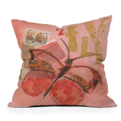 Elizabeth St Hilaire Fly 2 Throw Pillow