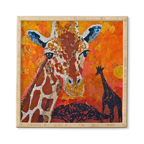 Elizabeth St Hilaire Giraffe Framed Wall Art