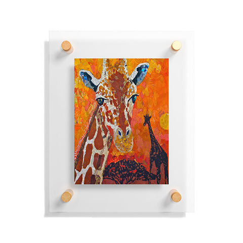 Elizabeth St Hilaire Giraffe Floating Acrylic Print