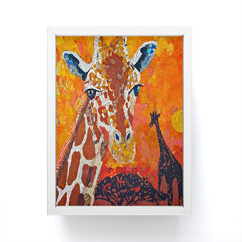 Elizabeth St Hilaire Giraffe Framed Mini Art Print