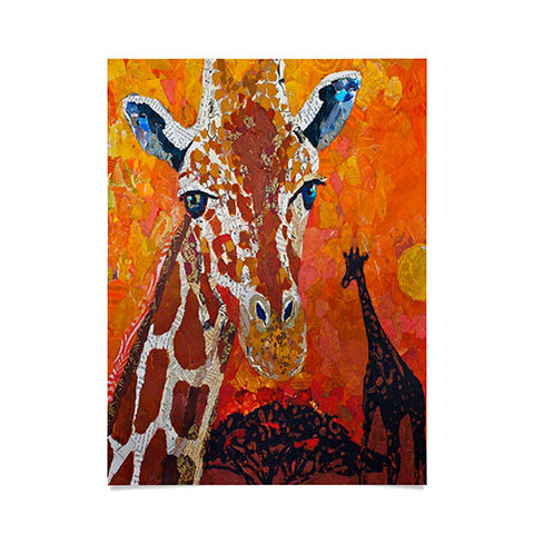 Elizabeth St Hilaire Giraffe Poster