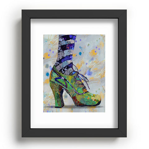 Elizabeth St Hilaire Green Witch Shoe Study Recessed Framing Rectangle