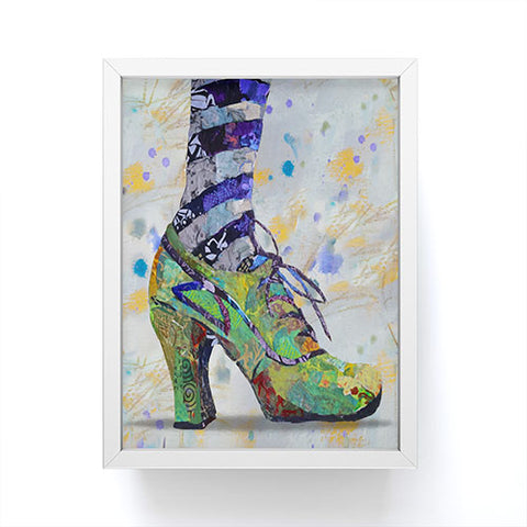 Elizabeth St Hilaire Green Witch Shoe Study Framed Mini Art Print