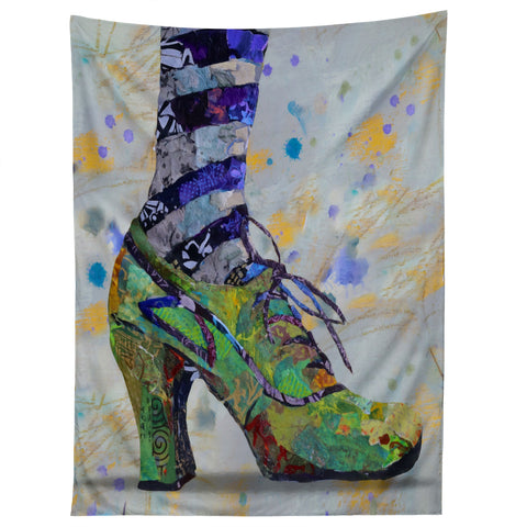 Elizabeth St Hilaire Green Witch Shoe Study Tapestry