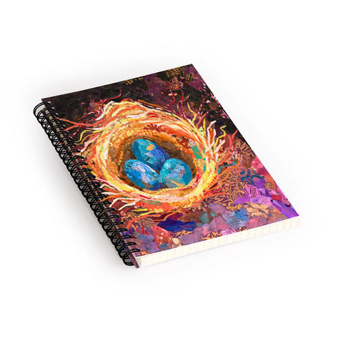 Elizabeth St Hilaire Home Nest Spiral Notebook