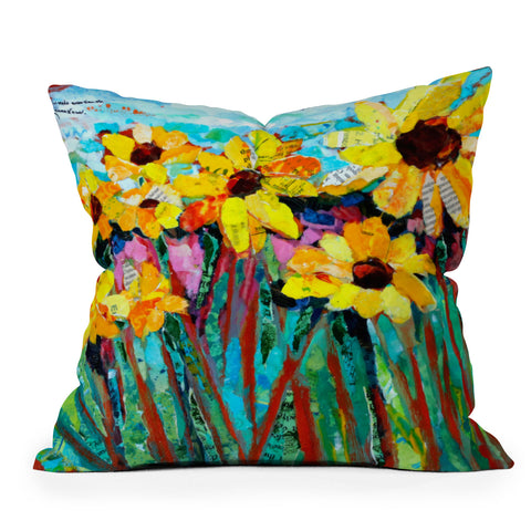 Elizabeth St Hilaire In The Tuscan Sun Throw Pillow