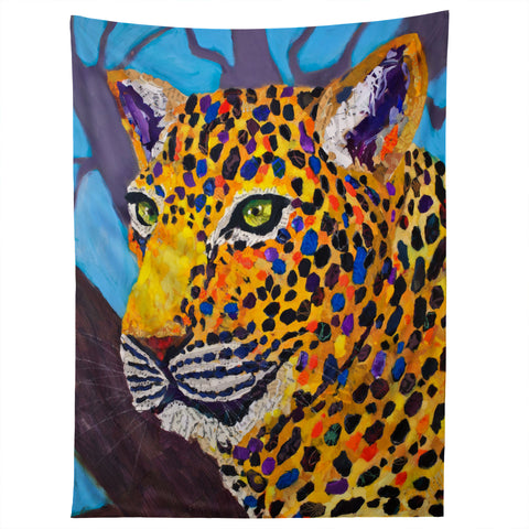 Elizabeth St Hilaire Jacklyn Jaguar Tapestry