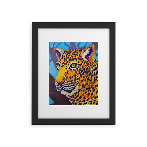 Elizabeth St Hilaire Jacklyn Jaguar Framed Art Print