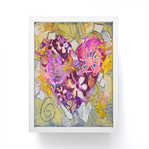 Elizabeth St Hilaire Key West Heart Framed Mini Art Print