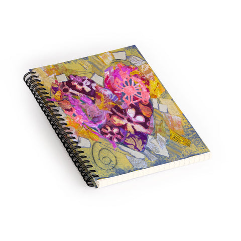 Elizabeth St Hilaire Key West Heart Spiral Notebook