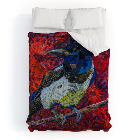 Elizabeth St Hilaire Mischievous Magpie Comforter
