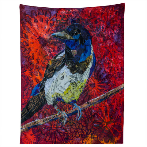 Elizabeth St Hilaire Mischievous Magpie Tapestry